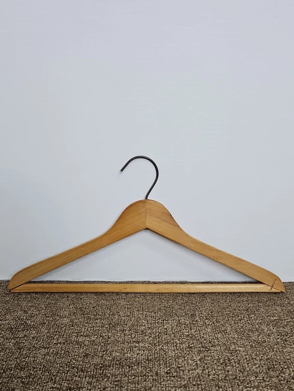 Vintage Sheraton Hotels & Motor Inns Logo Wooden Hanger in Natural Wood